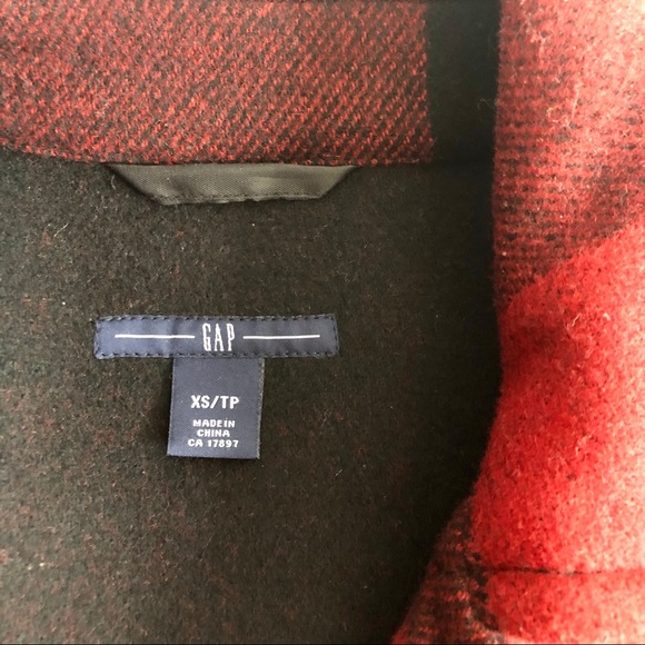 Gap Buffalo Plaid Belted Jacket - Picture 4 of 5